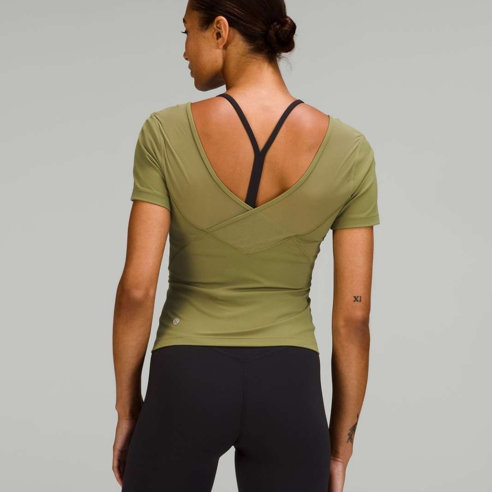 Lululemon Align Mesh T-Shirt *Special Edition Bronze Green